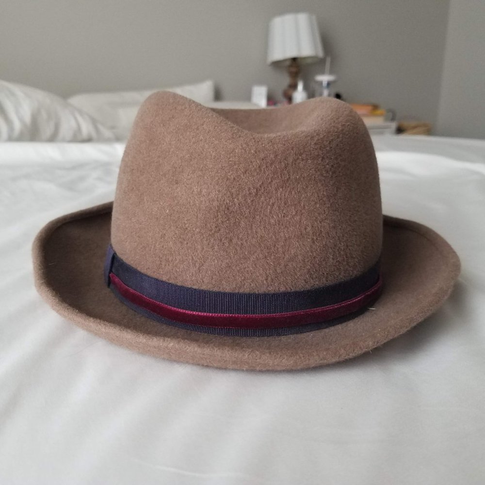 Felted brimmed hat